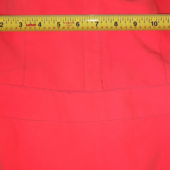 Bebe Hot Coral Romper shorts lined pockets NWT XS sleeveless - Picture 4 of 16